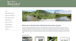 Desktop Screenshot of bearriverinfo.org